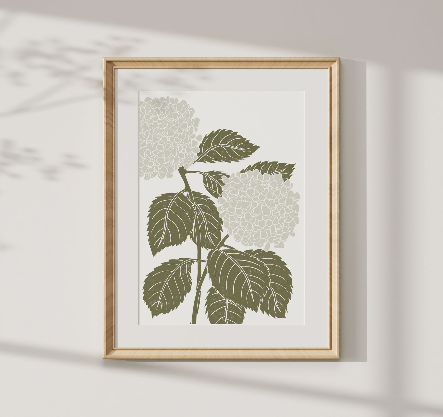 Home Decor Prints - Hydrangea - Framed