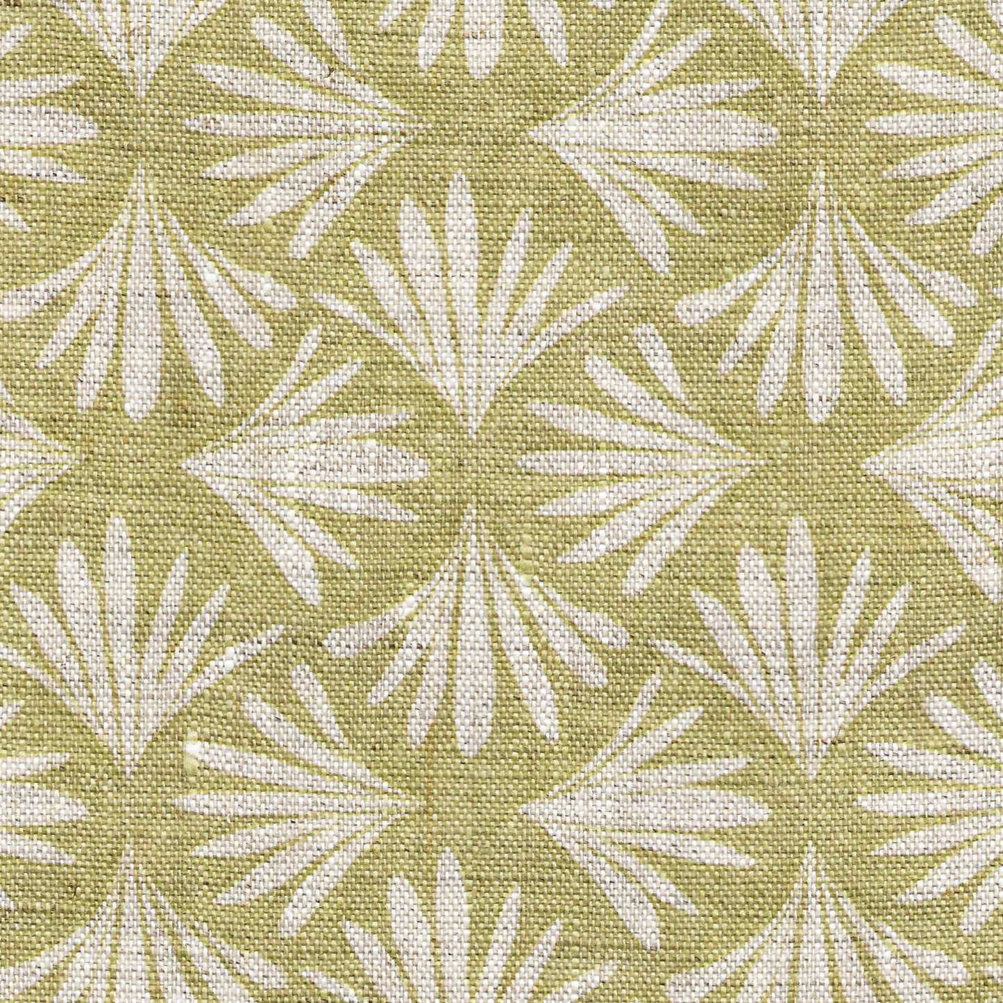 Palms_OliveColourway_100%Linen_SustainableFabrics_BiophilicInteriors